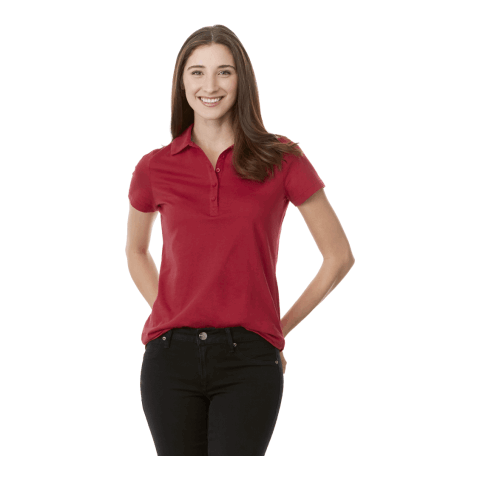 Women&#039;s ACADIA Short Sleeve Polo Red | 2XL | No Imprint | not available | not available