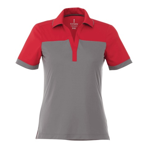 Women&#039;s MACK Short Sleeve Polo Standard | Team Red-Steel Grey | XS | No Imprint | not available | not available