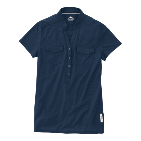 Women&#039;s LUNENBURG Roots73 Short Sleeve Polo Indigo | M | No Imprint | not available | not available