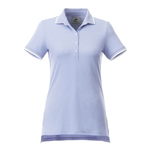 Women&#039;s LIMESTONE Roots73 SS Polo Standard | Light Blue-White | M | No Imprint | not available | not available