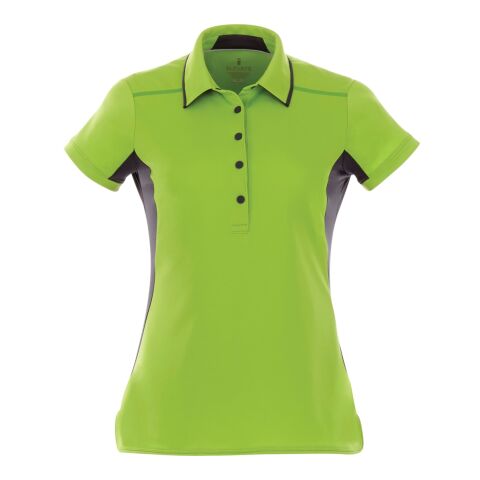 Women&#039;s ROYCE Short Sleeve Polo Standard | Apple Green-Grey Storm | L | No Imprint | not available | not available