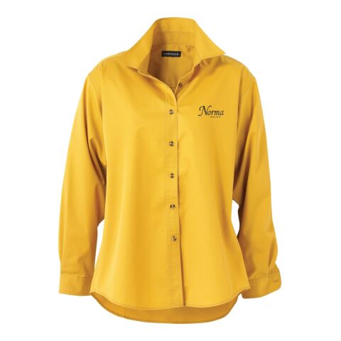 Women's LONG SLEEVE DRESS SHIRT Standard | Yellow | M | No Imprint | not available | not available