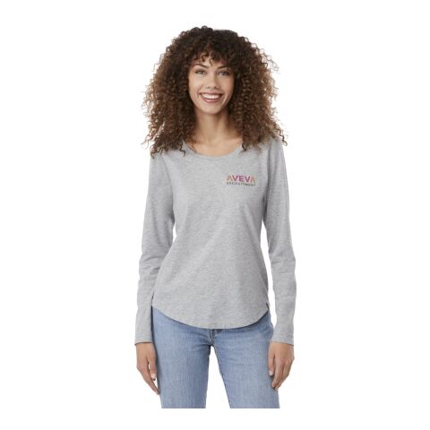 SOMOTO Eco Long Sleeve Tee - Women's Standard | Heather Grey | XS | No Imprint | not available | not available