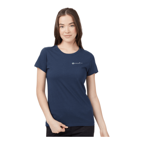 Women&#039;s Organic Cotton Short Sleeve Tee Standard | Blue | S | No Imprint | not available | not available