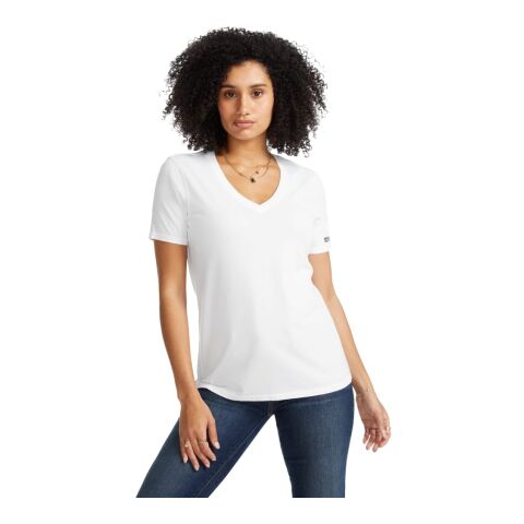 American Giant Classic Cotton V-Neck T - Women&#039;s Standard | White | S | No Imprint | not available | not available