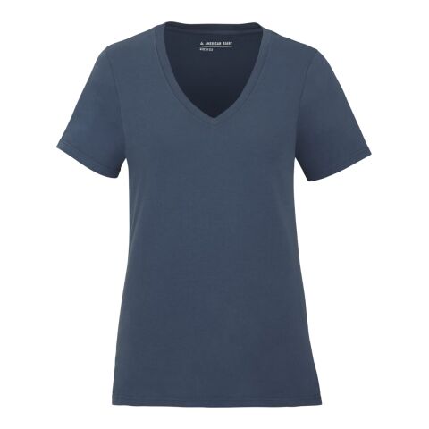 American Giant Classic Cotton V-Neck T - Women&#039;s Standard | Navy | S | No Imprint | not available | not available