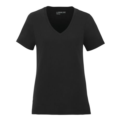 American Giant Classic Cotton V-Neck T - Women&#039;s Standard | Black | L | No Imprint | not available | not available