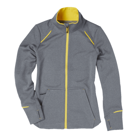 Women&#039;s TAMARACK Full Zip Jacket Standard | Yellow-Heather Charcoal | L | No Imprint | not available | not available