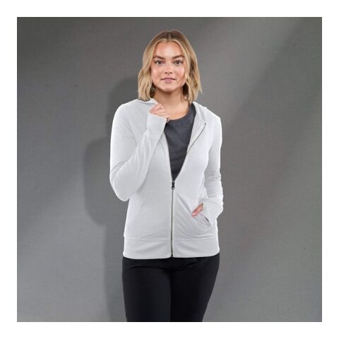 Women&#039;s Garner Knit Full Zip Hoody Standard | White | S | No Imprint | not available | not available