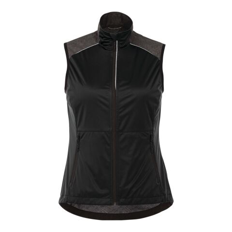 Women's NASAK Hybrid Softshell Vest Standard | Black-Black Smoke Heather | L | No Imprint | not available | not available
