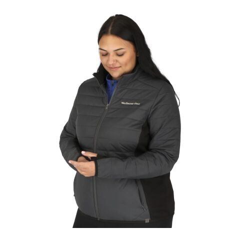 GENEVA Eco Hybrid Insulated Jacket-Womens Standard | Grey Storm-Black | 2XL | No Imprint | not available | not available