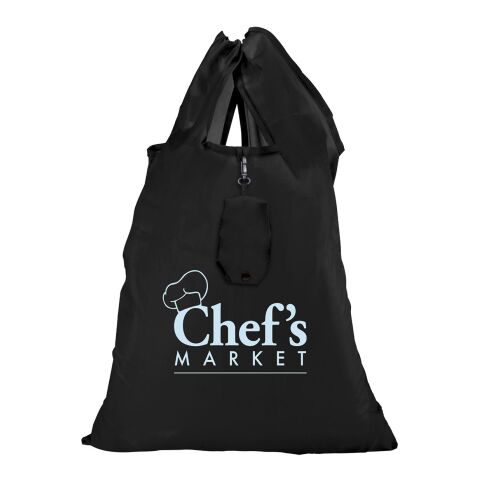 Polyester Folding Grocery Tote Bag Standard | Black | No Imprint | not available | not available