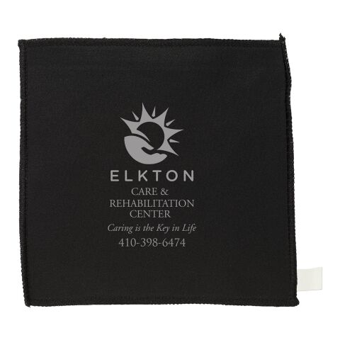 Double-Sided Microfiber Cleaning Cloth Standard | Black | No Imprint | not available | not available
