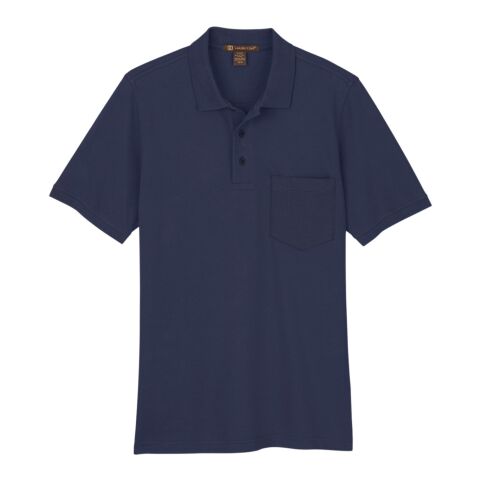 Men&#039;s Valiant Cotton Snag Protect Pocket Polo Black | L | No Imprint | not available | not available