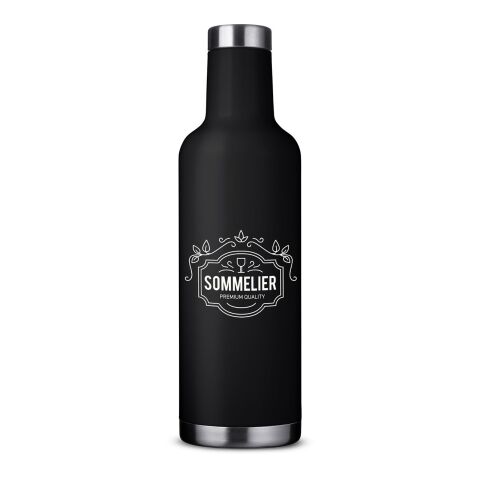 25oz Alsace Vacuum Insulated Wine Bottle Standard | Black | No Imprint | not available | not available