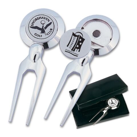 Woodbury Chrome-Plated Divot Fixer Standard | Silver | No Imprint | not available | not available