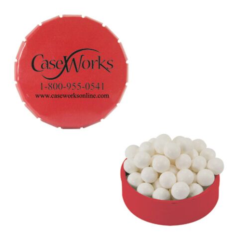 Snap Top Tin (Small) Red | No Imprint