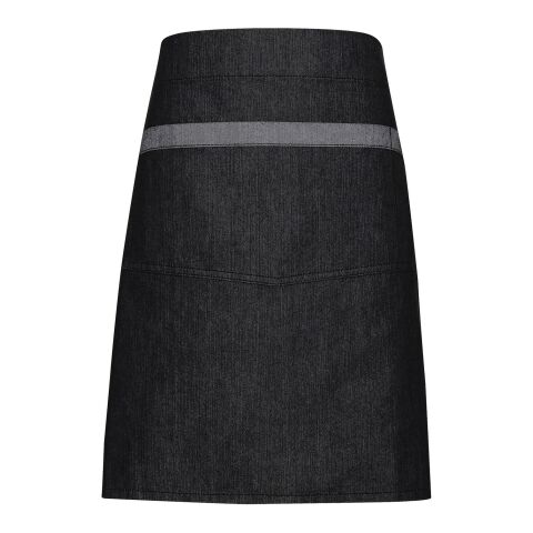 Unisex Domain Contrast Denim Waist Apron Black | CUSTOM (OS) | No Imprint | not available | not available