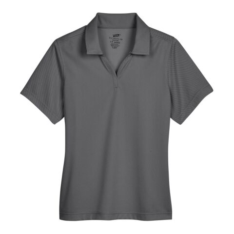Ladies&#039; Cavalry Twill Performance Polo Charcoal-Black | 3XL | No Imprint | not available | not available