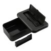Bamboo Fiber Lunch Box with Utensil Pocket Onyx