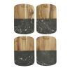 Black Marble Cheese Board Set with Knives Standard | Natural | No Imprint | not available | not available