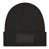 Patch Knit Beanie With Cuff Black | No Imprint | not available | not available