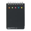 Spiral Jotter With Sticky Notes, Flags & Pen Frost Black | No Imprint | not available | not available