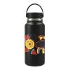 Hydro Flask® Wide Mouth With Flex Cap 32oz Standard | Black | Laser Engraving | Centered on tumbler opposite Hydro Flask, - Center of art 5.75" up from bottom | 2.30 Inches × 1.25 Inches
