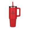 Pinnacle Recycled Travel Tumbler with Straw 40oz Standard | Red | No Imprint | not available | not available