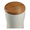 Reno Double Wall Ceramic Tumbler w/Wood Lid 10oz Standard | White | No Imprint | not available | not available