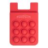 Push Pop Phone Wallet Red