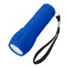 Rubberized Torch Light With Strap Matte Blue
