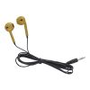 Metallic Wired Earbuds Gold