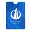 RFID Data Blocking Phone Card Sleeve Blue