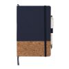 5.5" x 8.5" Lucca Cork Hard Bound JournalBook® Navy | No Imprint | not available | not available