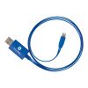 2-In-1 Light Up Charging Cable Blue | No Imprint | not available | not available