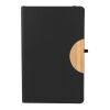 5.5" x 8.5" Kaya Recycled and Bamboo JournalBook Onyx