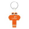 Clipster Buddy 3-In-1 Charging Cable Key Ring Frost Orange | No Imprint | not available | not available
