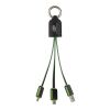 3-In-1 Light Up Charging Cables Frost Green | No Imprint