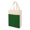 Co-Op Canvas Shopper Tote Bag Green/Natural