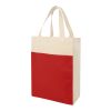 Co-Op Canvas Shopper Tote Bag Red with Black | No Imprint | not available | not available