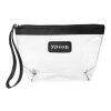 Posh Clear Wristlet Pouch Black | No Imprint | not available | not available