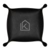 Leatherette Catchall Tray Black | No Imprint | not available | not available