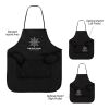 Non-Woven Full Apron Black | No Imprint | not available | not available