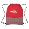 Bitmap Drawstring Backpack Red