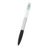 Neptune Pen With Highlighter Silver with Green