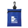 Non-Woven Zippered Pouch Royal Blue | No Imprint | not available | not available