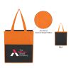 Non-Woven Bounty Shopping Tote Bag Orange | No Imprint | not available | not available