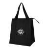 Dimples Non-Woven Cooler Tote Bag Black | No Imprint | not available | not available