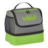 Two Compartment Lunch Pail Bag Gray/Black | No Imprint | not available | not available